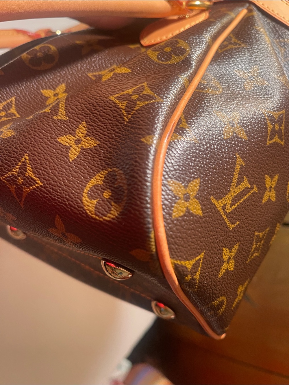 Louis Vuitton Brown Monogram Satchel with Natural Vachetta Trim - Picture 13 of 16